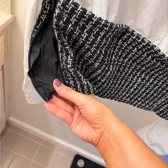 Fashion Nova Chic Black and White Mini Skirt and top set - Picture 6 of 16